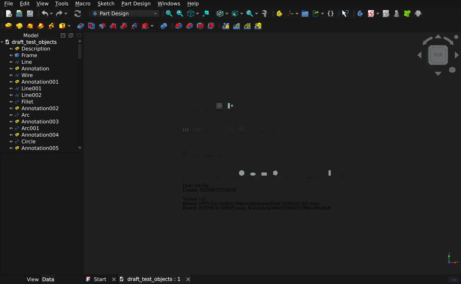 Draft objects